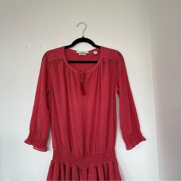 Scotch & Soda Tres Jolie Red Patterned Mini Dress - Picture 3 of 8